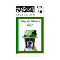 Happy St. Patrick's Day Boxer Postage