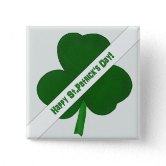 Happy St. Patrick's Day Button button