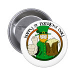 Happy St. Patricks Day buttons