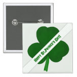 Happy St. Patrick's Day Button