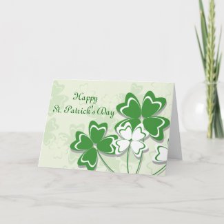 Happy St. Patrick's Day Card card