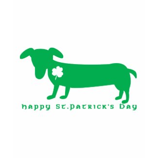 Happy St. Patrick's Day Dachshund shirt
