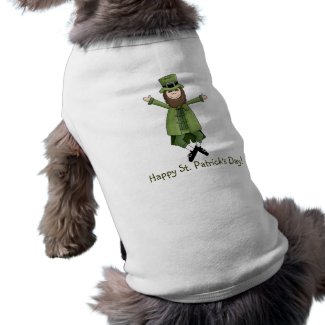 Happy St. Patrick's Day Dog Shirt petshirt