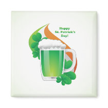 Happy St Patricks Day magnets