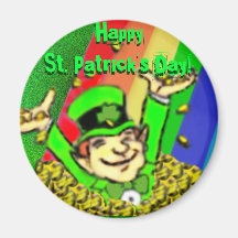 Happy St. Patrick's Day Magnet