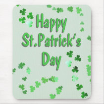 Happy St. Patrick's Day mousepads