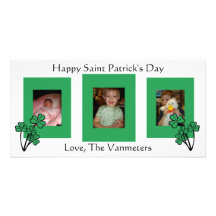 Happy St. Patrick's Day Photo Card