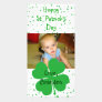 Happy St. Patrick's Day Photo Card cartões de fotografias