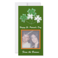 Happy St. Patrick's Day Photo Cards photocard