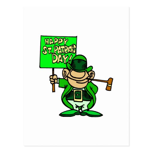 Happy St Patrick's Day Post Cards