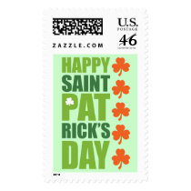 Happy St. Patrick's Day Postage Stamp