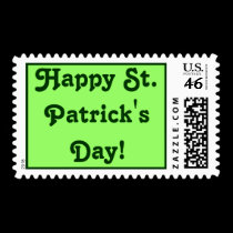 Happy St. Patrick's Day! postage by princessklb07 Happy St. Patrick's Day! postage