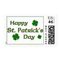 Happy St. Patrick's Day Postage Stamps