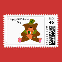 , Happy St Patricks Day postage