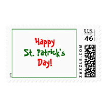 Happy, St. Patrick's, Day!-Postage Stamp