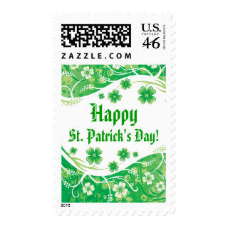 Happy St. Patrick's Day Postage Stamp