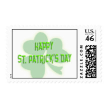 Happy St. Patrick's Day Postage Stamps