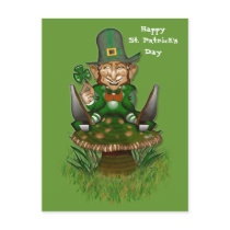 Happy St. Patrick's Day Postcard