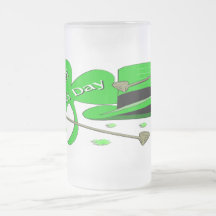 Happy St Patrick's Day Shamrock Coffee Mugs