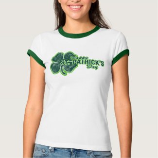 Happy St. Patrick's Day Shamrock Grunge T-Shirt shirt