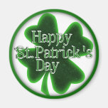 Happy St. Patricks Day Shamrock Refrigerator Magnets