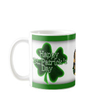 Happy St. Patricks Day Shamrock Mugs