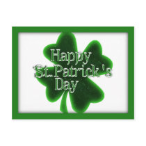 Happy St. Patricks Day Shamrock Post Cards