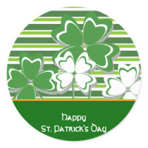 Happy St. Patrick's Day Sticker by zazzleproducts1 Happy St. Patrick's Day Sticker
