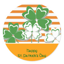 Happy St. Patrick's Day Sticker by zazzleproducts1 Happy St. Patrick's Day Sticker