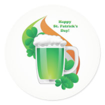 Happy St Patricks Day stickers