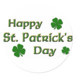 Happy St. Patrick's Day stickers