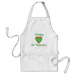 HAPPY ST. PATRICK'S HEART by SHARON SHARPE Apron