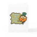 Happy St. Patrick's Leprechaun cards