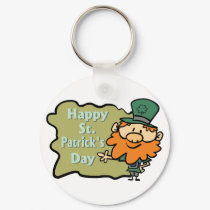 Happy St. Patrick's Leprechaun keychains by Eholidayz Happy St. Patrick's Leprechaun keychains