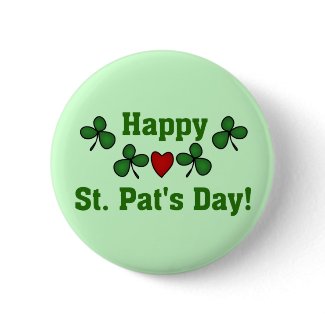 Happy St. Pat's Day T-shirts and Gifts button