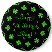 Happy St. Patty's Day Clovers buttons by sharpcreations Happy St. Patty's Day Clovers buttons