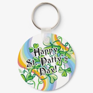 Happy St. Patty's Day keychain