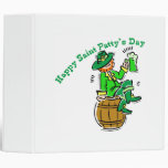Happy St Patty's Day Vinyl Binder