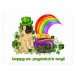 Happy St. Pugtrick's Day Tees and Gifts Postcards