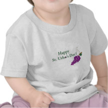 Happy St. Urho's Day! with Grapes T-shirt