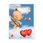 Happy St. Valentine's Day Cupid postcards