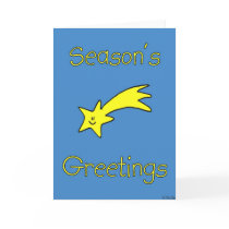 Happy Star - Season's Greetings (blank inside) cards