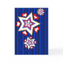 Happy stars holiday cards