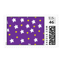 Happy Stars Purple Stamp