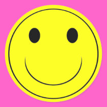Happy Sticker - EXTRA LARGE by JessicaInSeattle Happy Sticker - EXTRA LARGE