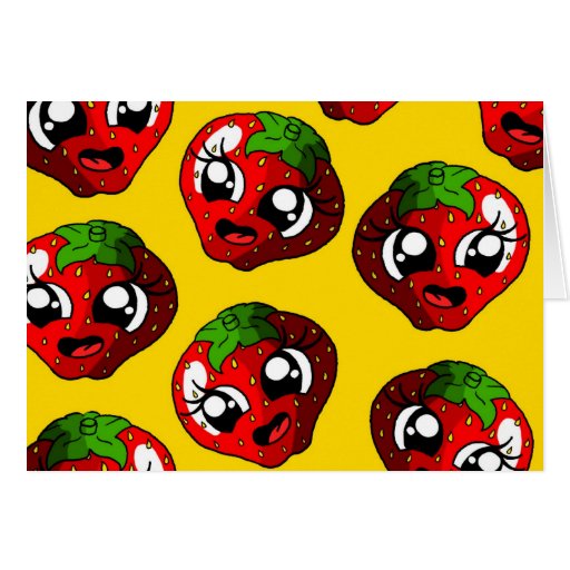 Happy Strawberry Card