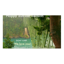 Happy Suicide Season business cards