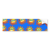 Happy Sun bumper stickers