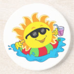Happy Sun in the Pool Coaster