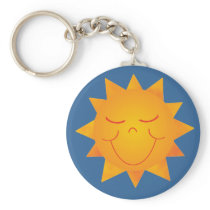 Happy Sun Keychains